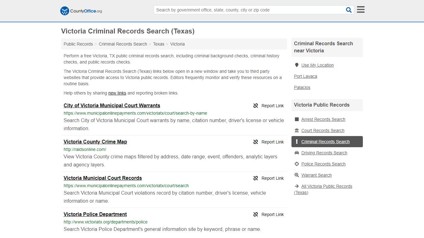 Criminal Records Search - Victoria, TX (Arrests, Jails & Most Wanted ...